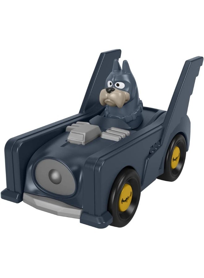 Fisher-Price Die-Cast Metal Superhero Vehicles Inspired by DC League of Superpets Movie - Batdog Ace in Batmobile