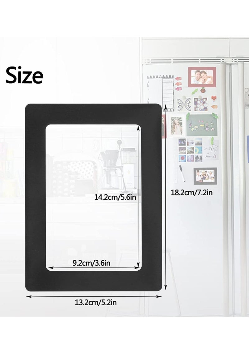 Picture Frame 4x6, 5 Pack Magnetic Photo Frames for Refrigerator, Magnetic Picture Frames suitable for Fridge, Dishwasher, Locker and Office Cabinet, Horizontally or Vertically