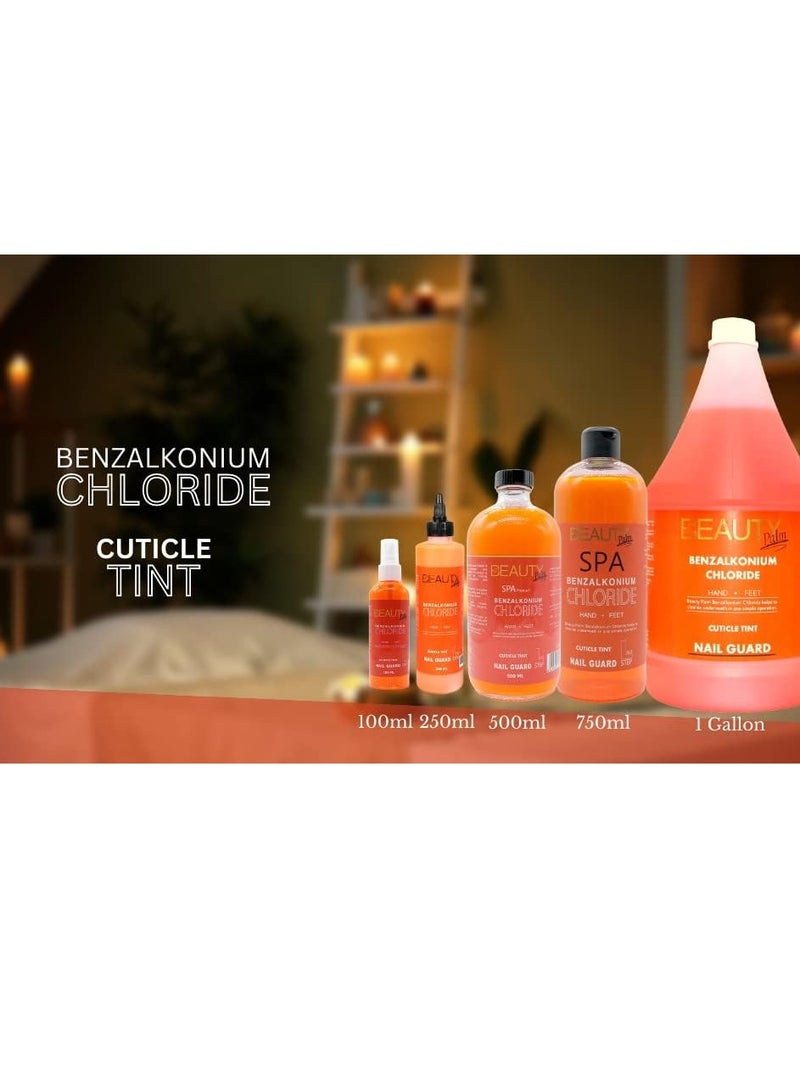 Beauty Palm Spa Benzalkonium Chloride Cuticle Tint Nail Guard 750ml