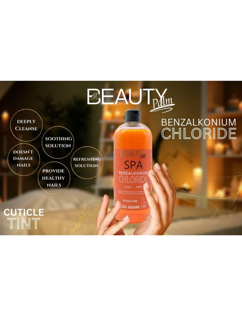 Beauty Palm Spa Benzalkonium Chloride Cuticle Tint Nail Guard 750ml