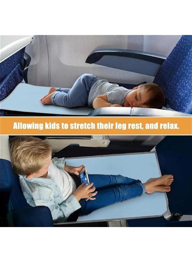 Airplane Bed for Toddler, Airplane Footrest for Kids Seat Extender, Portable Toddler Travel Bed, Airplane Leg Rest for Kids to Lie Down, Baby Travel Essentials for Flying Sleeping