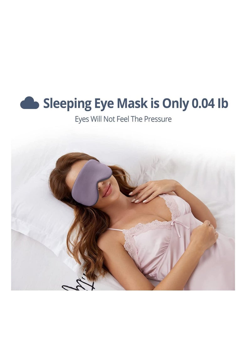 Sleeping Mask 2 Pack, Warm, Cool Double Sided Use of Sleep Mask, Super Soft Blindfold with Adjustable Strap, Block Out Light, Comfort Sleep Eye Mask for Travel Meditation Nap