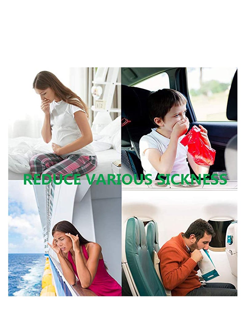 Nausea Relief Band, Travel Wristbands, for Morning Sickness Sea Travel Car Sickness Adults and Children