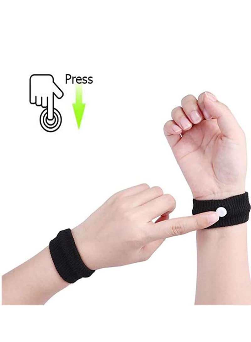 Nausea Relief Band, Travel Wristbands, for Morning Sickness Sea Travel Car Sickness Adults and Children