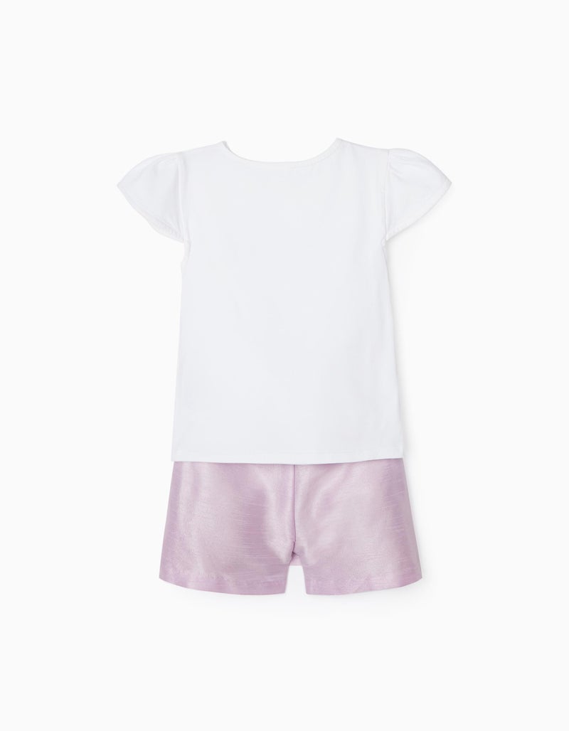 Set for Girls 'Love', White/Lilac