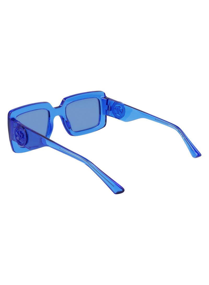 Women's UV Protection Rectangular Shape  Sunglasses LO743S-400-5323 - Lens Size: 53 - Blue