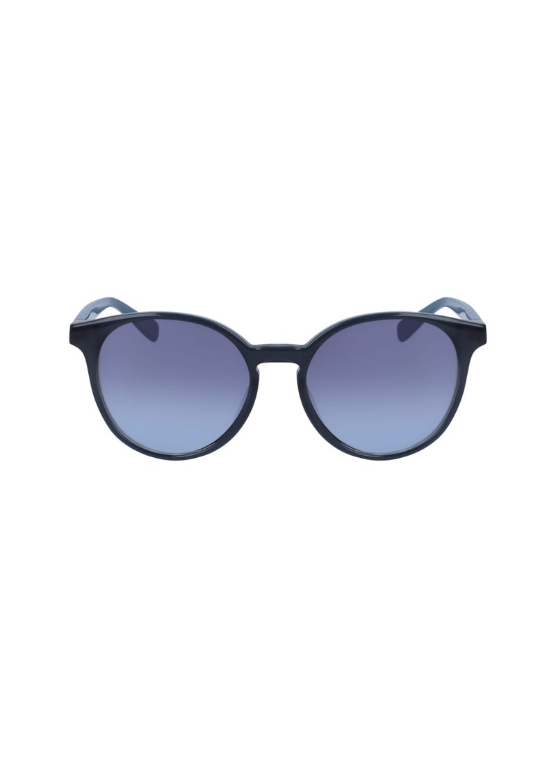 Women's UV Protection Acetate Sunglasses LO658S-424-5117 - Lens Size: 51 - Blue