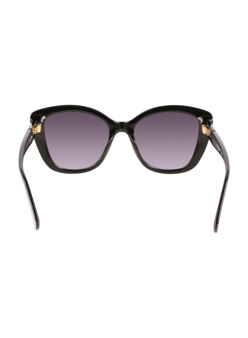 Women's UV Protection Butterfly Shape Acetate Sunglasses LO714S-001-5419 - Lens Size: 54 - Crystal Converse Blue