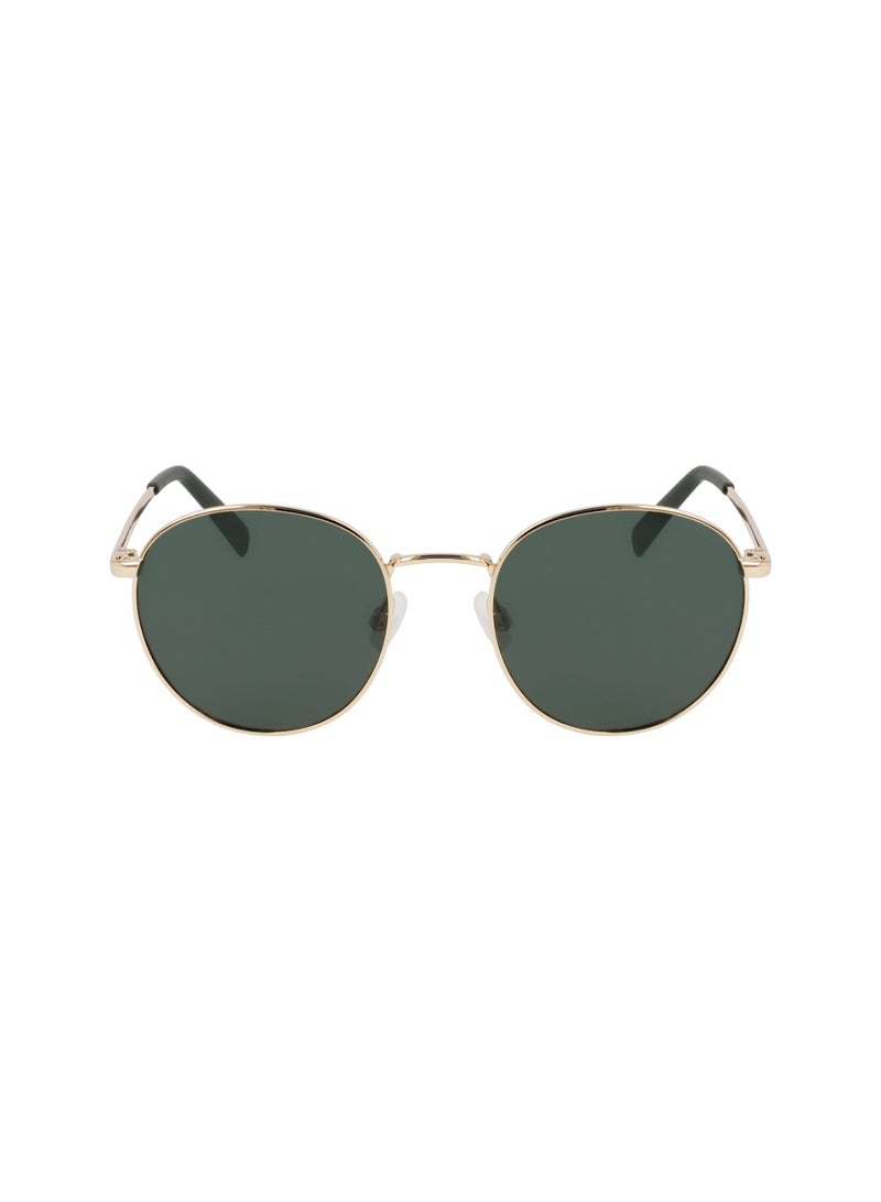 Unisex UV Protection Round Shape Metal Sunglasses N100SP-717-5120 - Lens Size: 51 - Gold