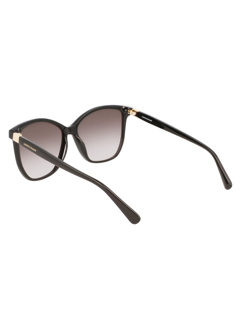 Women's UV Protection Acetate Sunglasses LO708S-001-5715 - Lens Size: 57 - Black