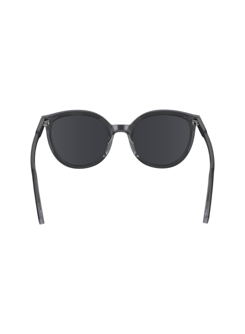 Women's UV Protection Round Shape Acetate Sunglasses LO739S-018-5020 - Lens Size: 50 - Black/Grey