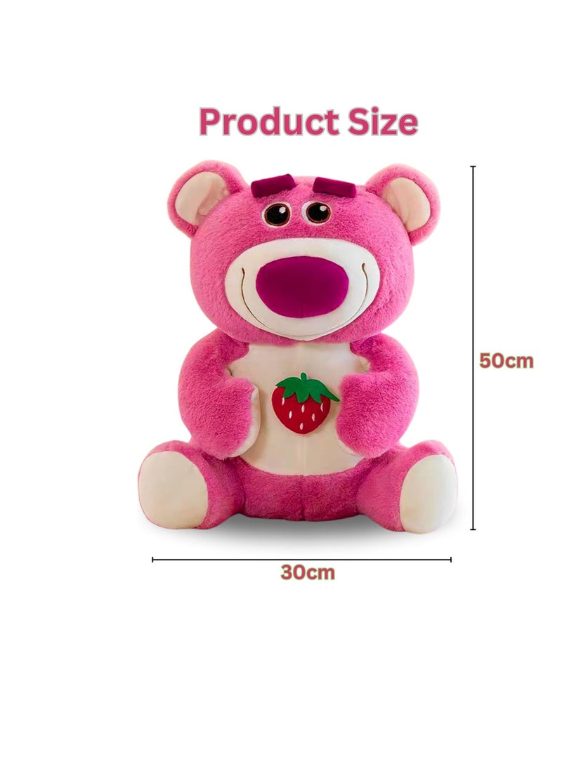 Plush Toy, Anime Plush Toy, Toy Bear Stuffed Toy, Plush Toy Doll Gift Bear Anime Characters Figure Collection Children, Suitable for All Ages - 50cm, PINK