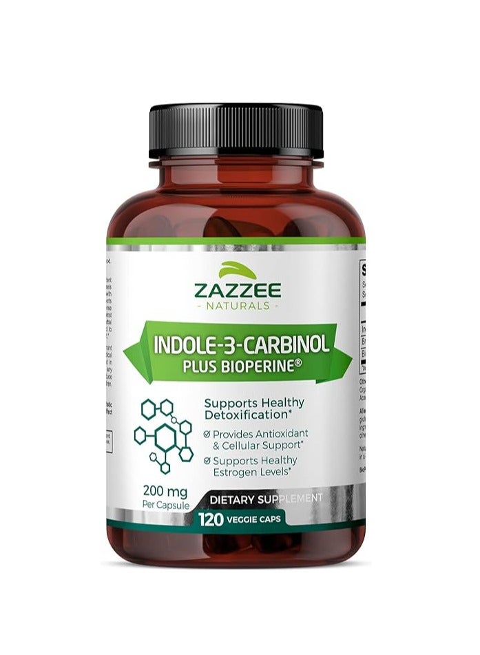 Indole-3-Carbinol I3C, 200Mg 120 Vegan Capsules