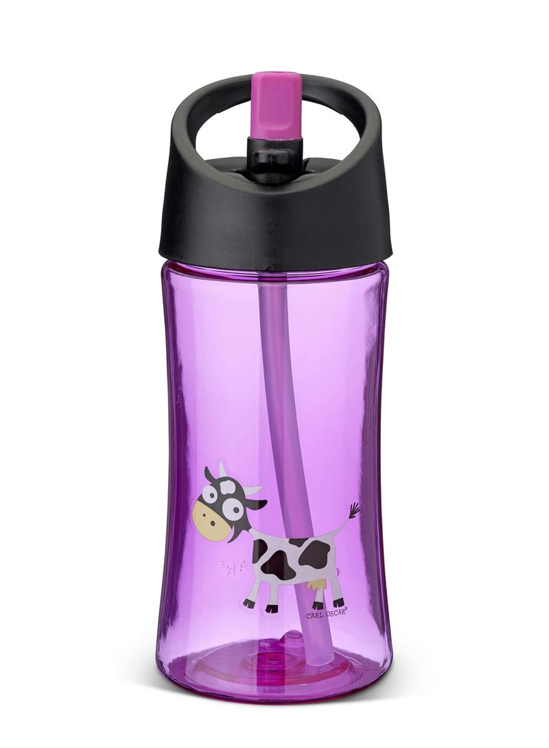 Carl Oscar Sweden Water Bottle Kids 0.35 L - Purple