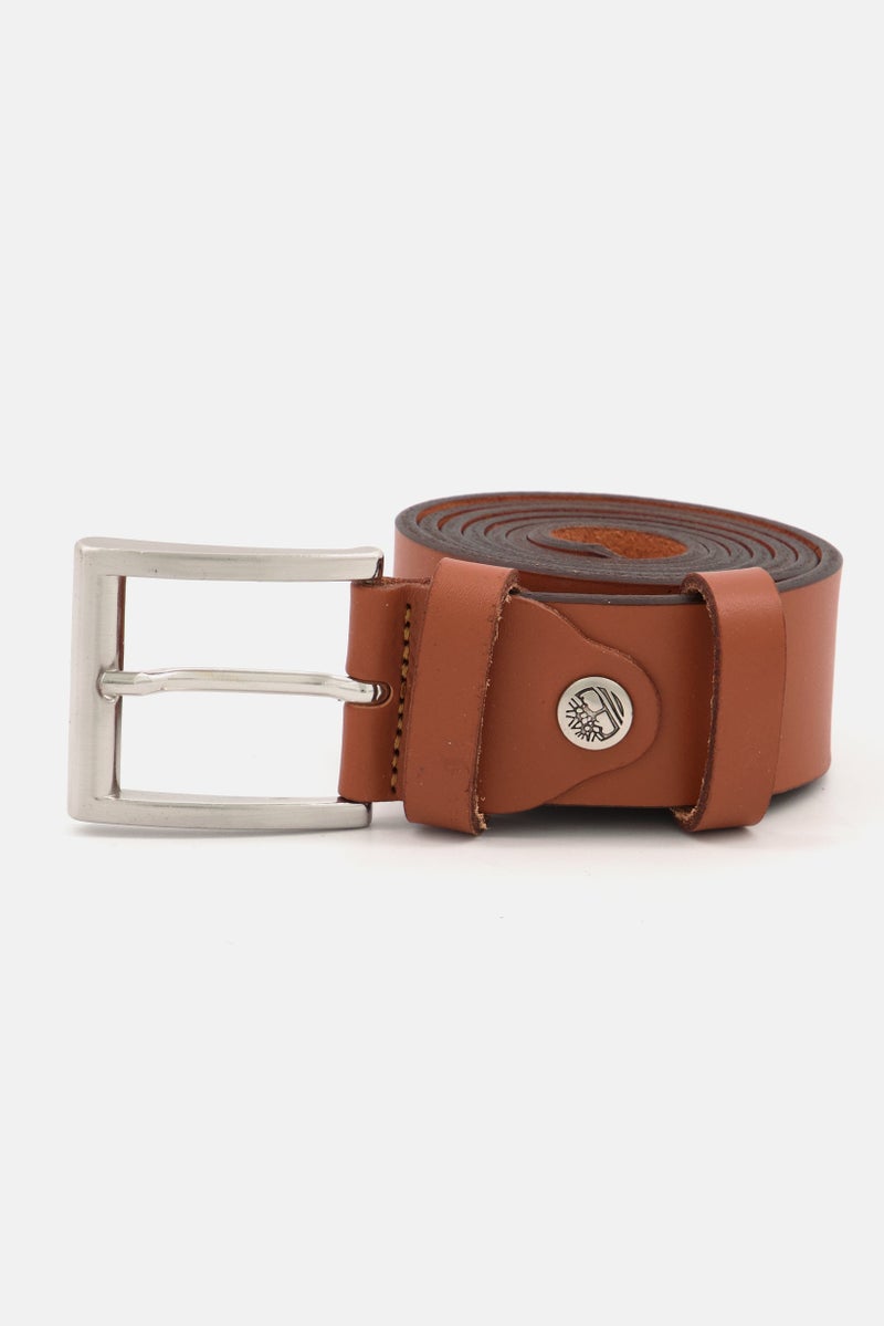 Men Leather Belt, Brown