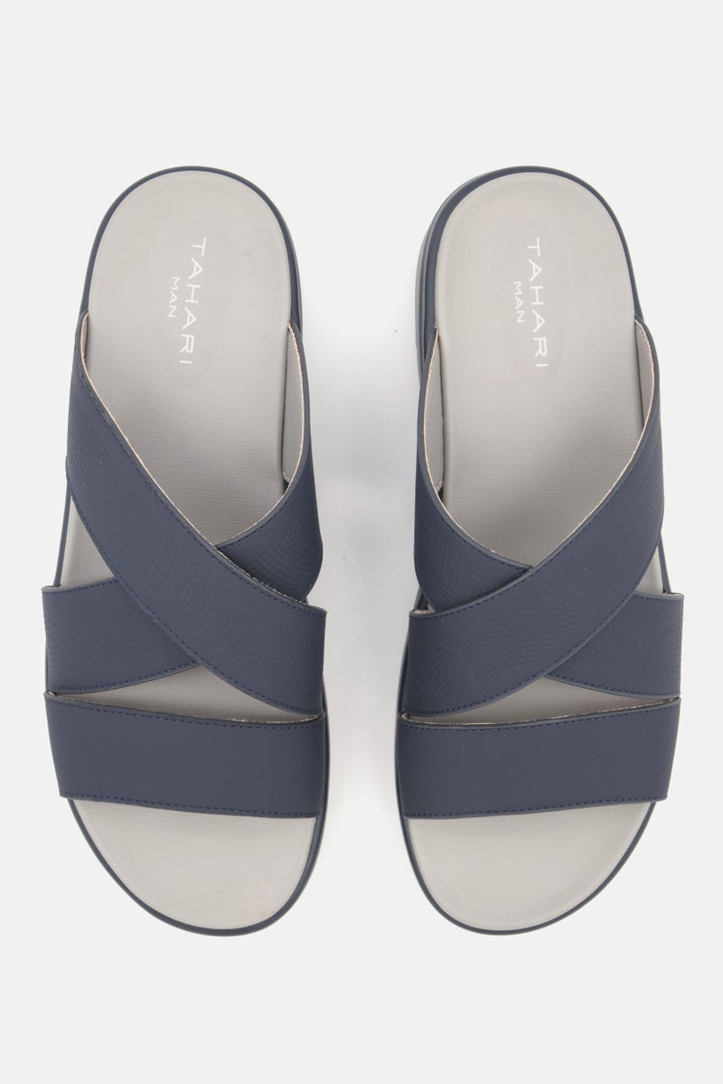 Men Slip On Sandals, Navy