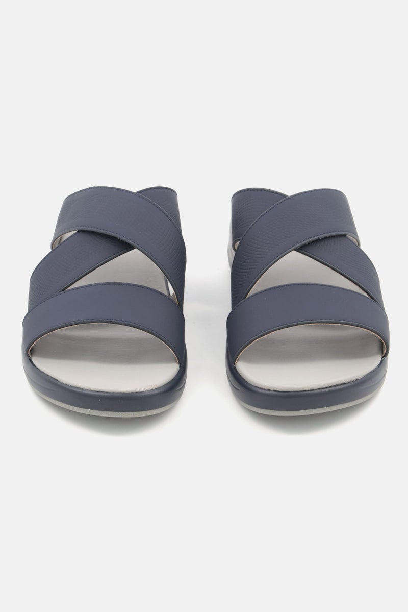 Men Slip On Sandals, Navy