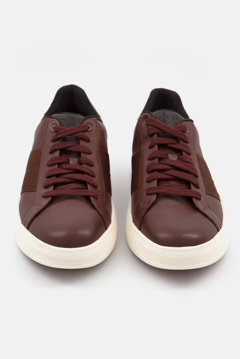 Men Lace Up Casual Shoes, Brown