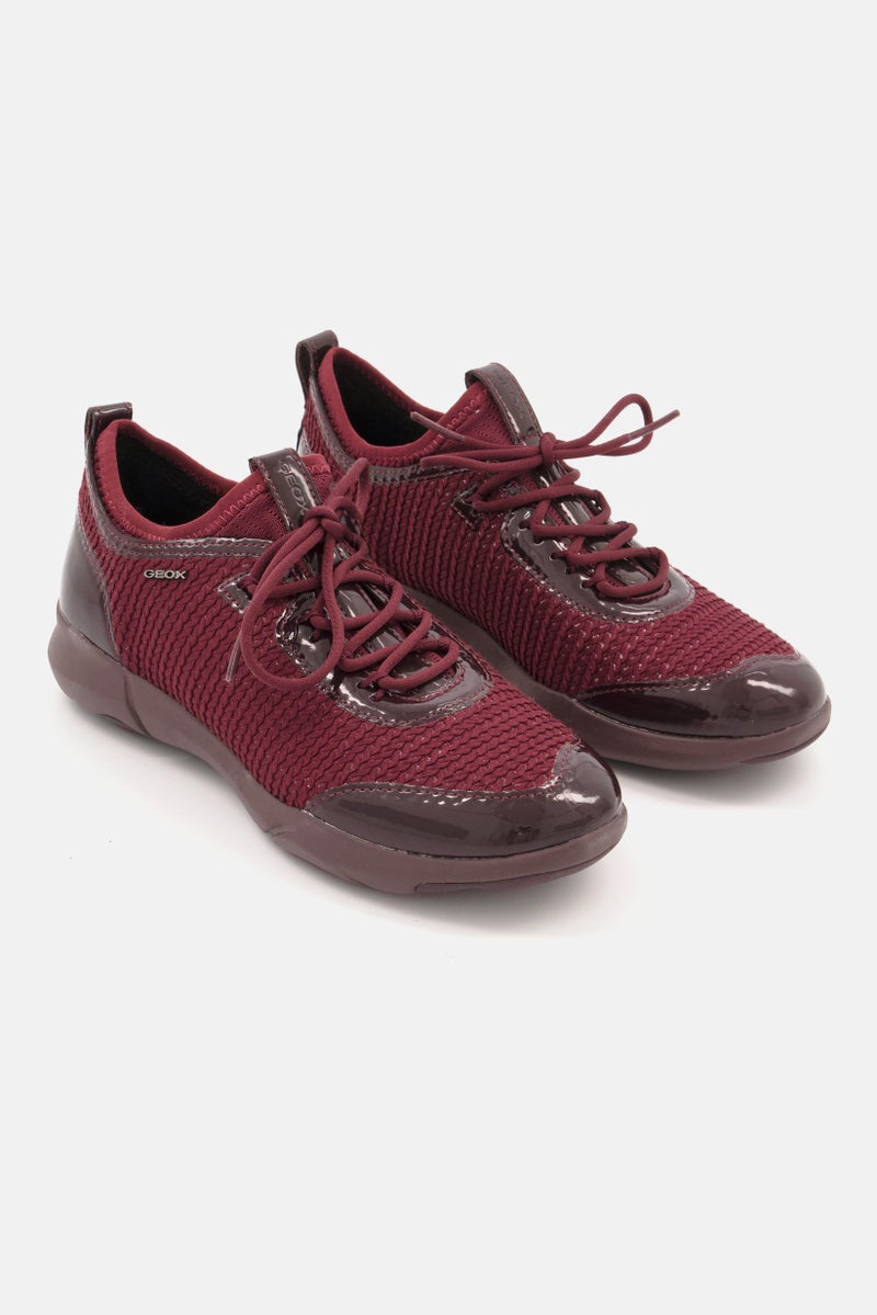 Women Nebula X B Lace Up Casual Shoes, Maroon