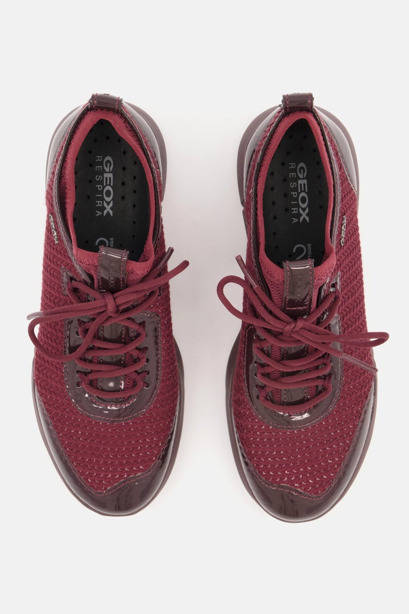 Women Nebula X B Lace Up Casual Shoes, Maroon