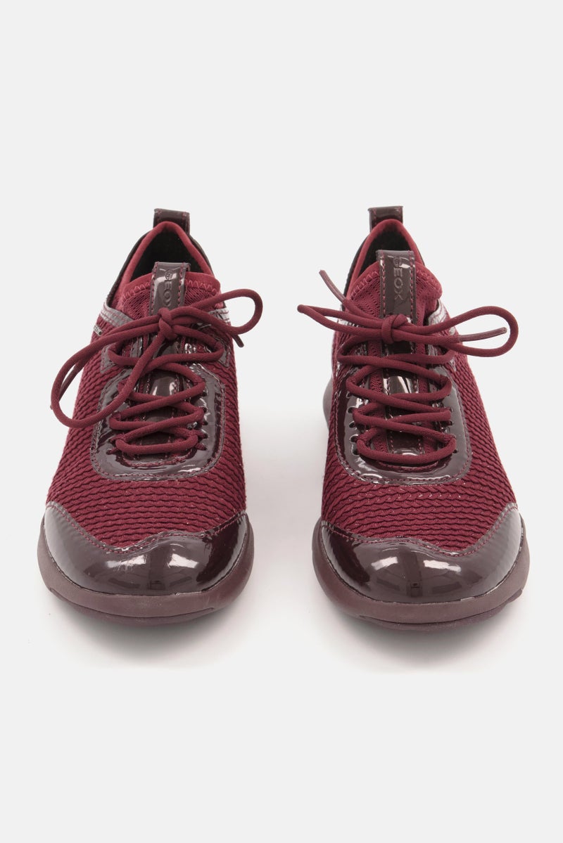 Women Nebula X B Lace Up Casual Shoes, Maroon