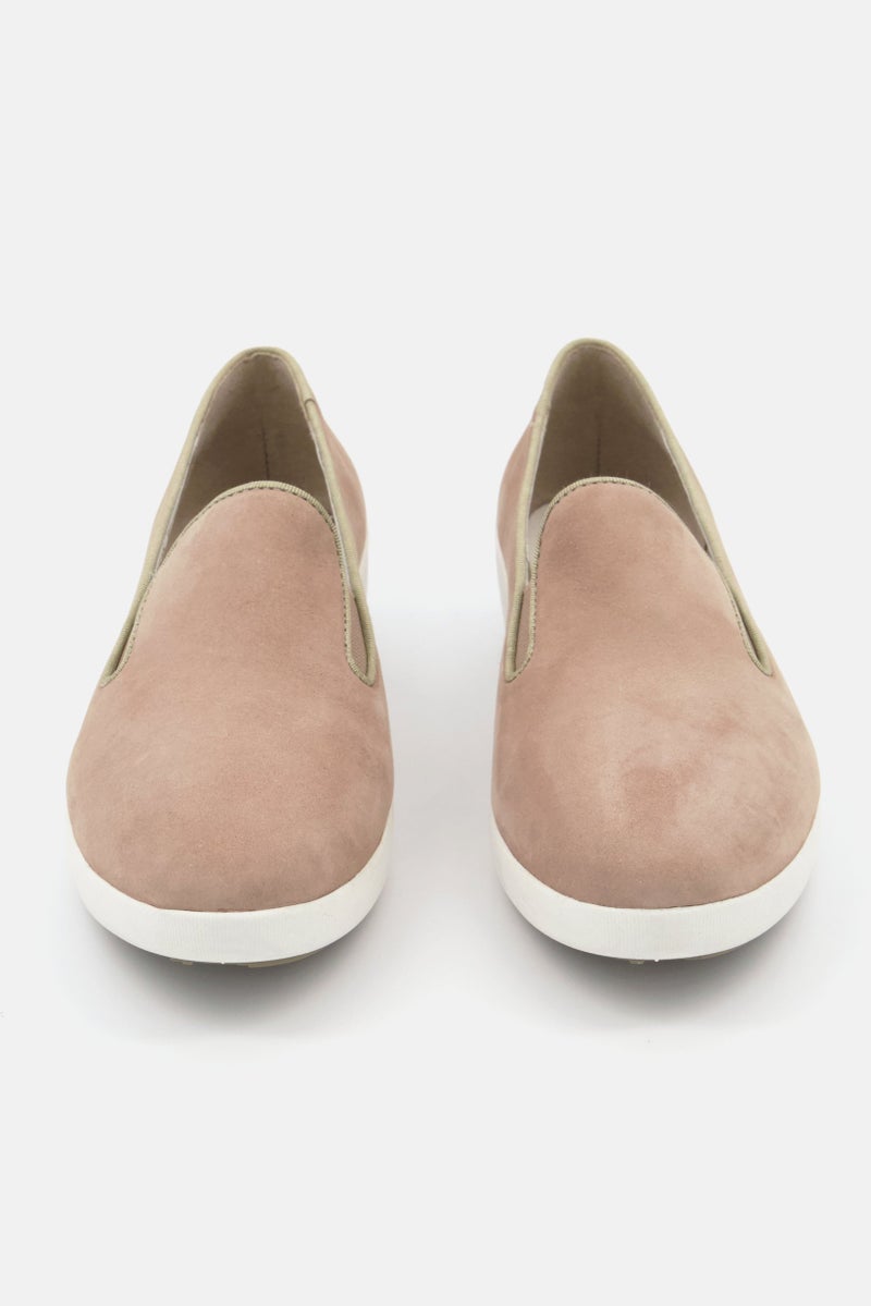 Women Slip On Casual Shoes, Taupe