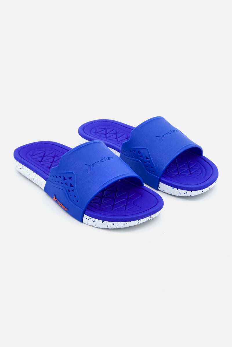 Kids Boy Slip On Infinitik Slipper, Blue