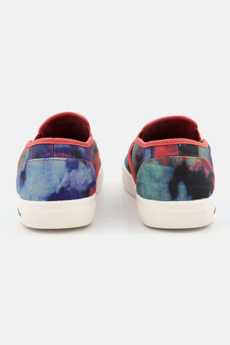 Kids Boy Reins Tie-Dye Slip On Shoes, Navy Combo