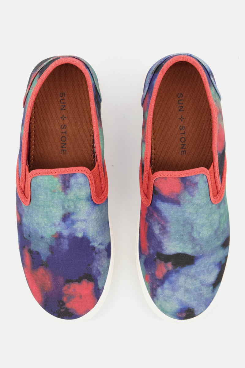 Kids Boy Reins Tie-Dye Slip On Shoes, Navy Combo