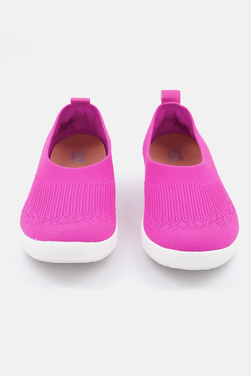 Women Uberknit Slip-On Ballerina Shoes, Purple