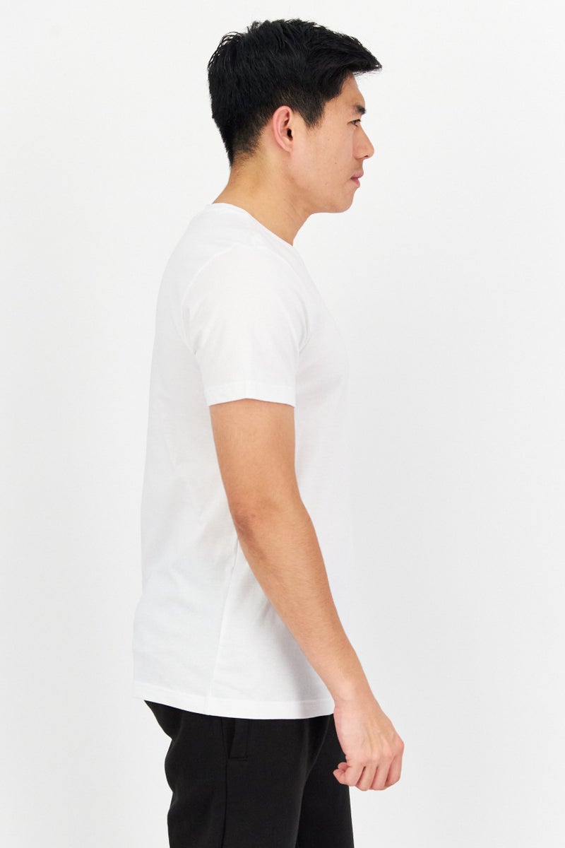 Men Sportswear Fit Senden Short Sleeve Outdoor T-Shirt, White