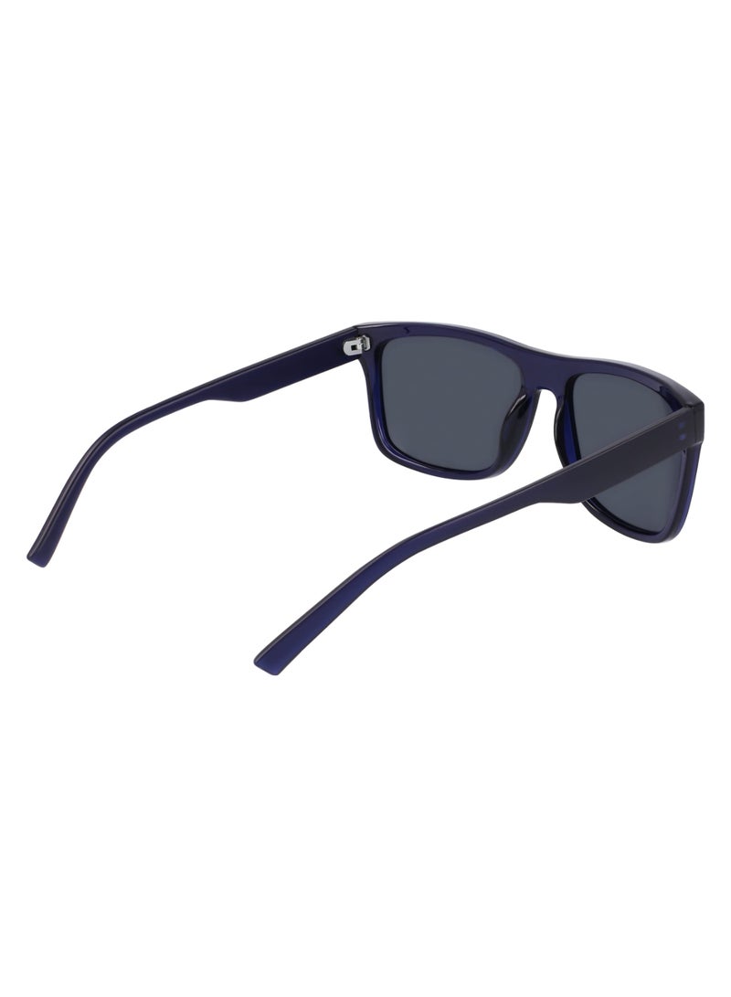 Men's UV Protection Rectangular Shape  Sunglasses N902SP-410-6018 - Lens Size: 60 - Navy Crystal