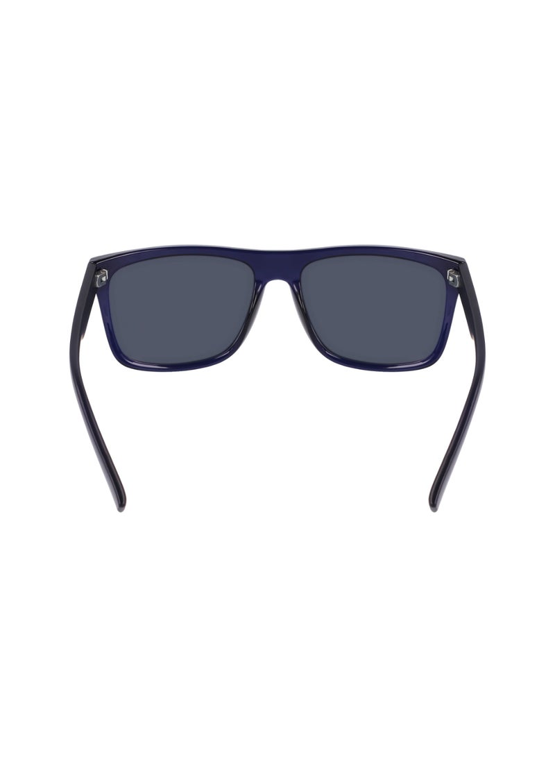 Men's UV Protection Rectangular Shape  Sunglasses N902SP-410-6018 - Lens Size: 60 - Navy Crystal