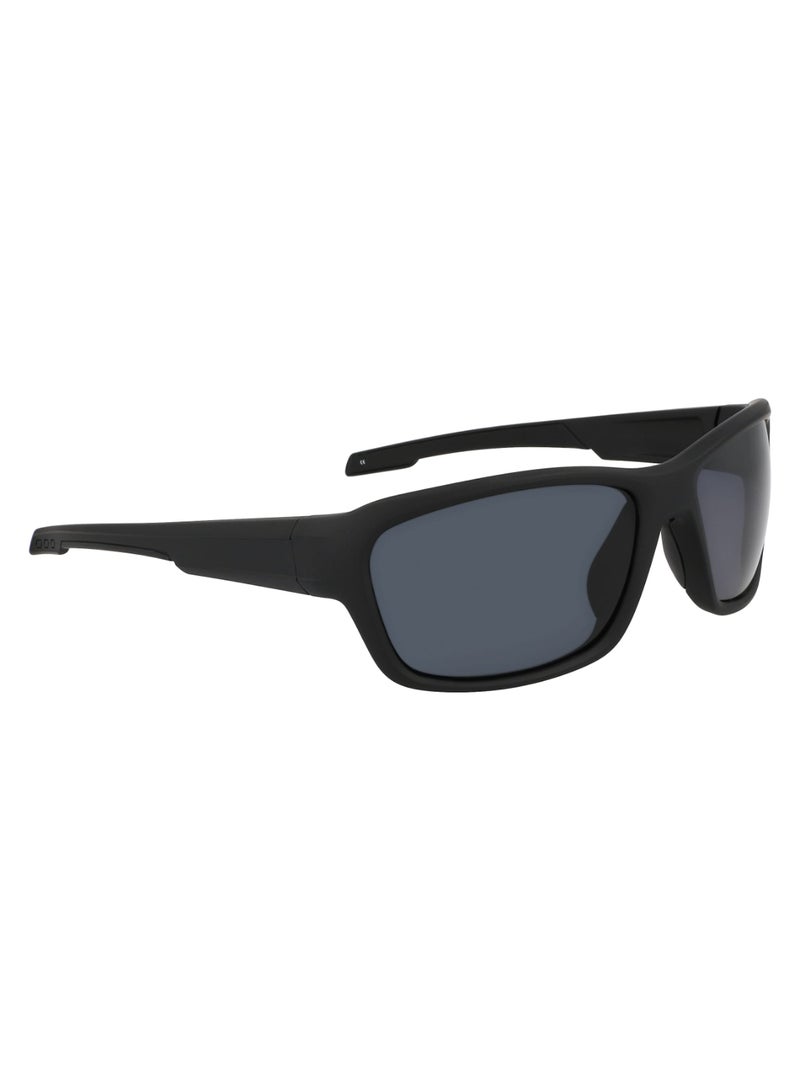 Men's UV Protection Rectangular Shape  Sunglasses N901SP-005-6117 - Lens Size: 61 - Matte Black