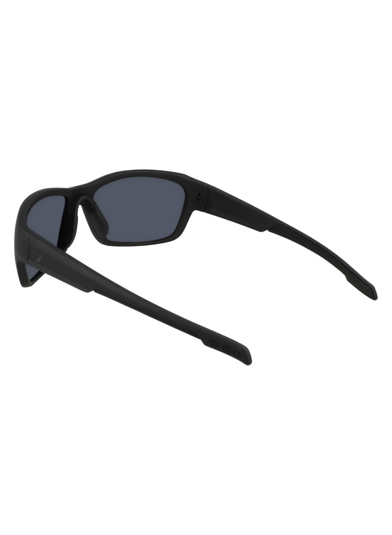 Men's UV Protection Rectangular Shape  Sunglasses N901SP-005-6117 - Lens Size: 61 - Matte Black