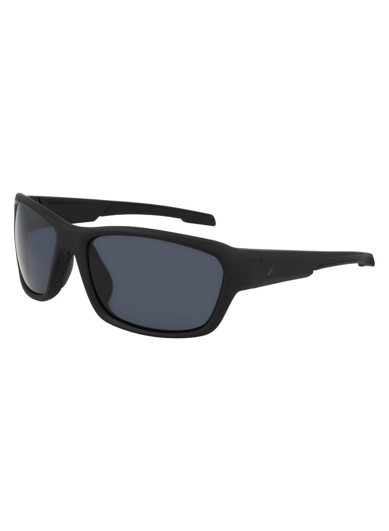 Men's UV Protection Rectangular Shape  Sunglasses N901SP-005-6117 - Lens Size: 61 - Matte Black