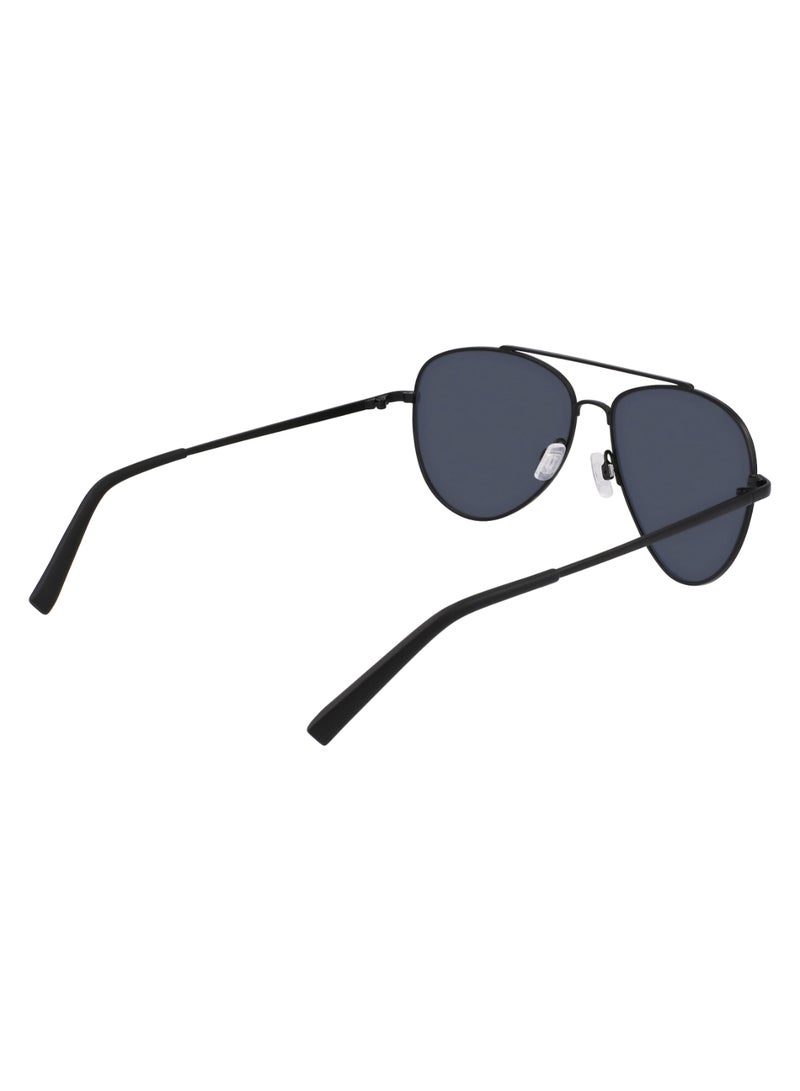 Men's UV Protection Aviator Shape Metal Sunglasses N101SP-005-5815 - Lens Size: 58 - Matte Black