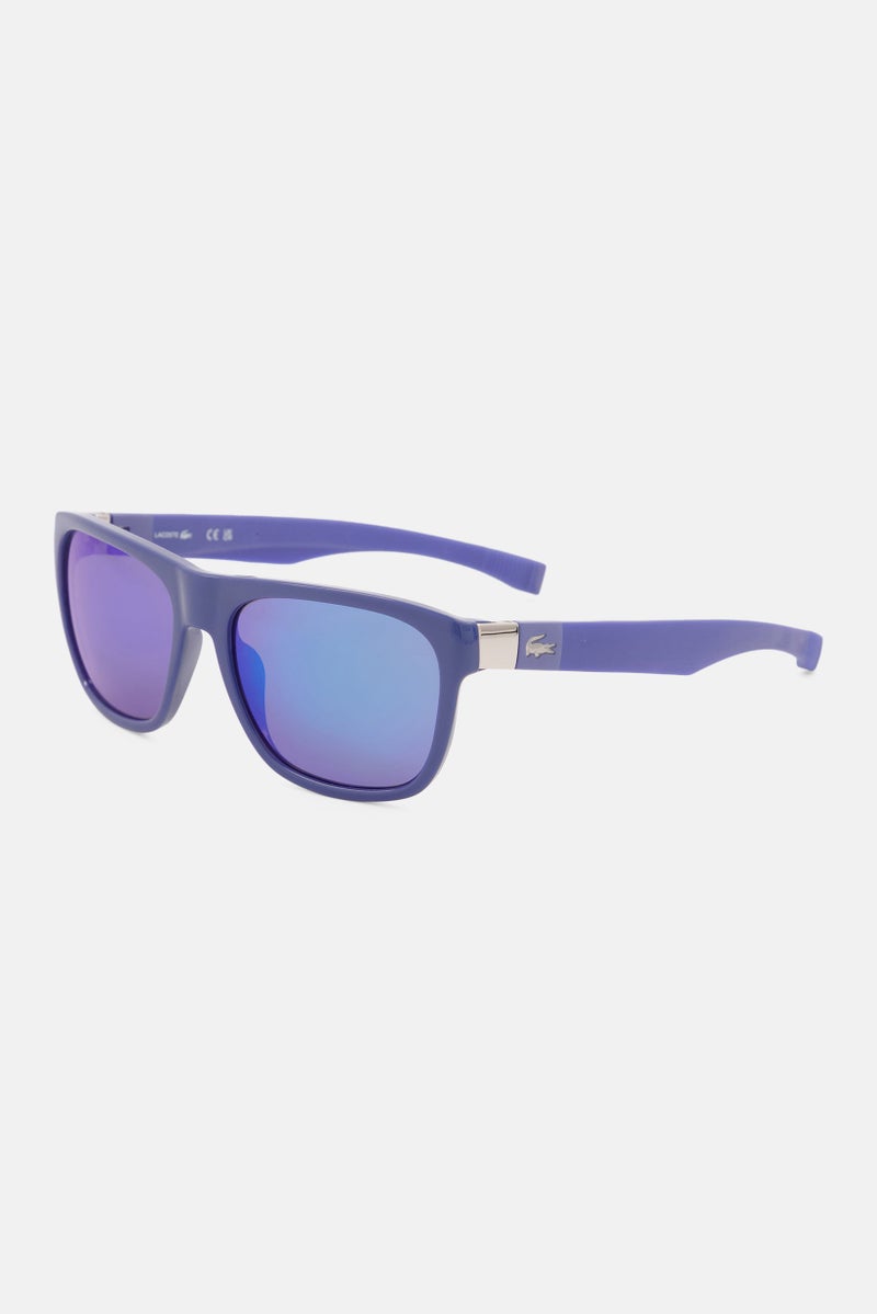 Men L664S Square Sunglasses, Blue