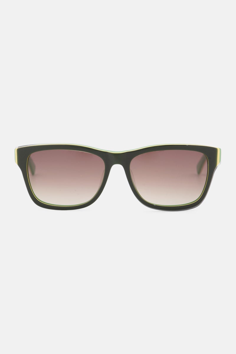 Men L683S Square Sunglasses, Green