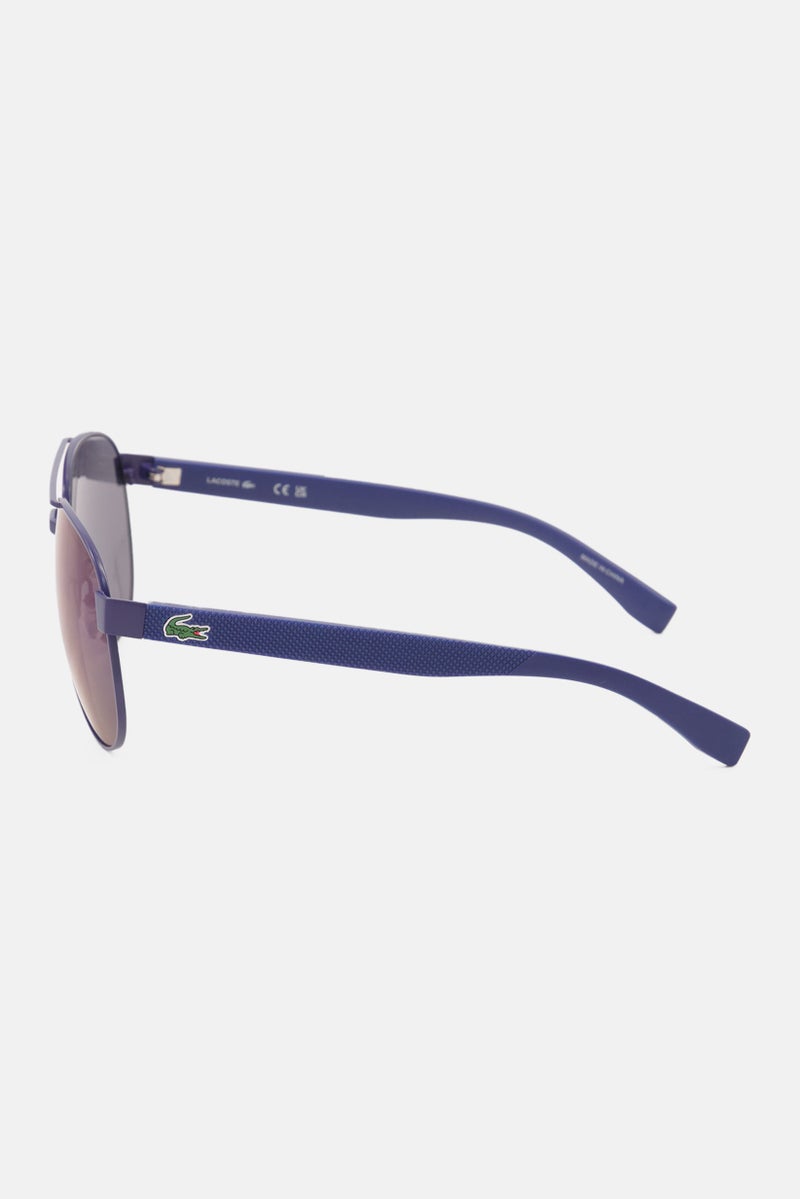 Men L185S Aviator Glasses, Matte Blue