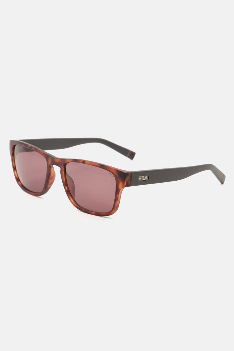 Men SFI099550878 Sports Sunglasses, Brown