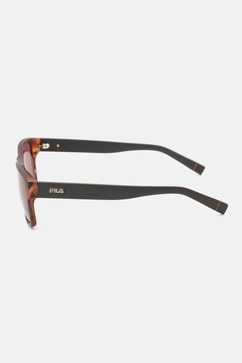 Men SFI099550878 Sports Sunglasses, Brown