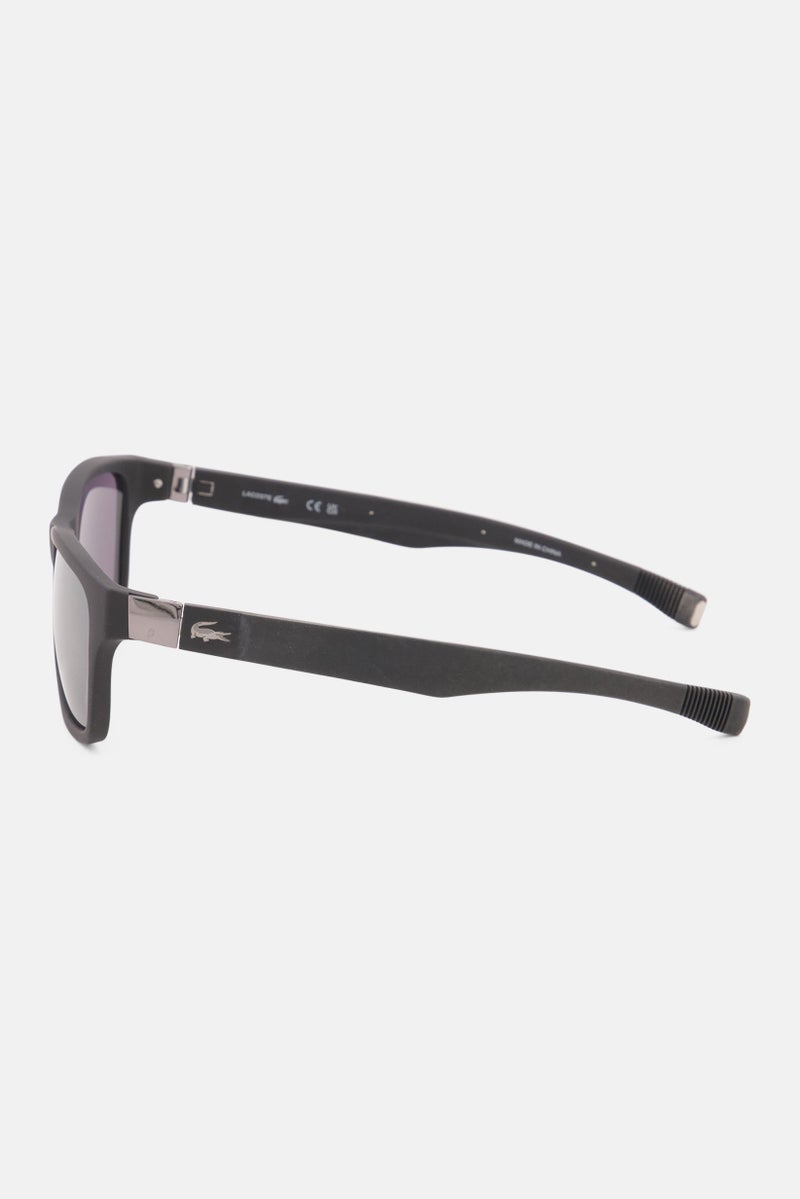 Men L737S Square Sunglasses, Black