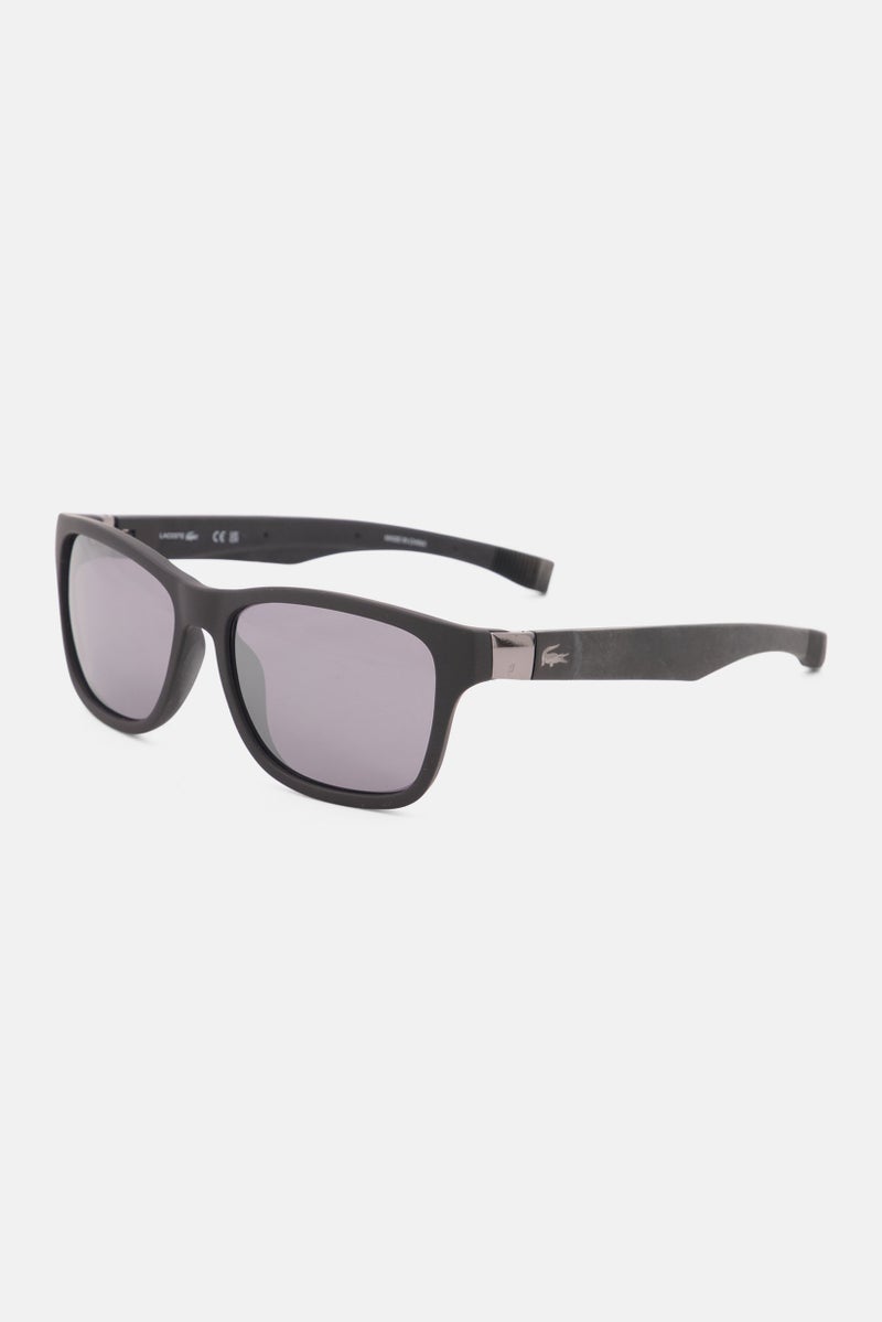 Men L737S Square Sunglasses, Black