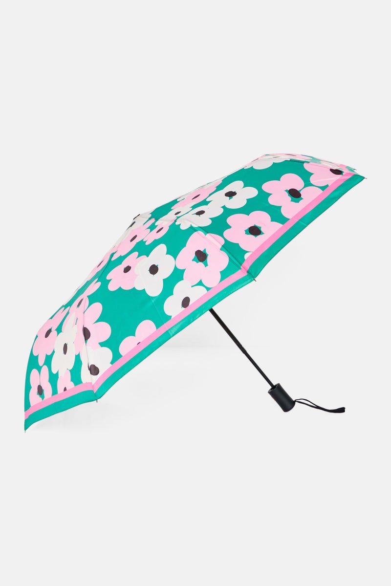 Classis Printed Umbrella, Pink Combo