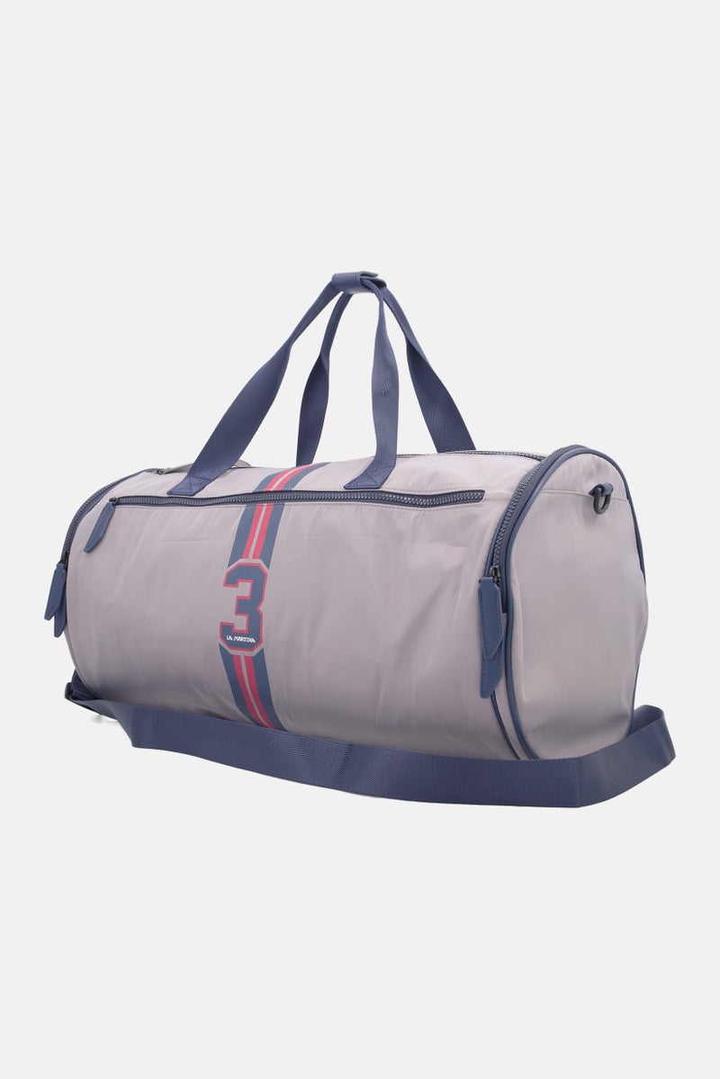 Men Brand Logo Travel Bag 53 L x 28 H x 28 W cm, Grey Combo