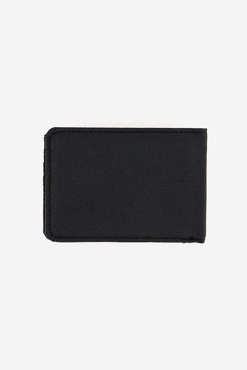 Men Brand Logo Bifold Wallet, Black