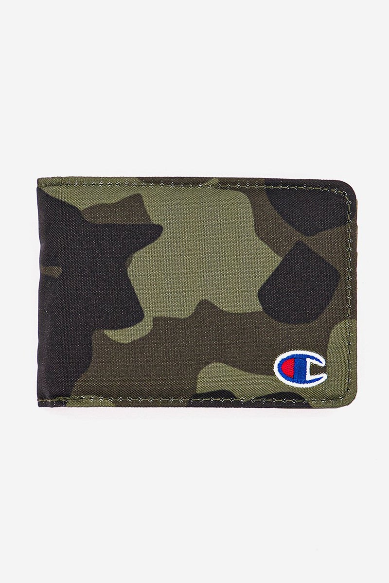 Men Camouflage Wallet, Green