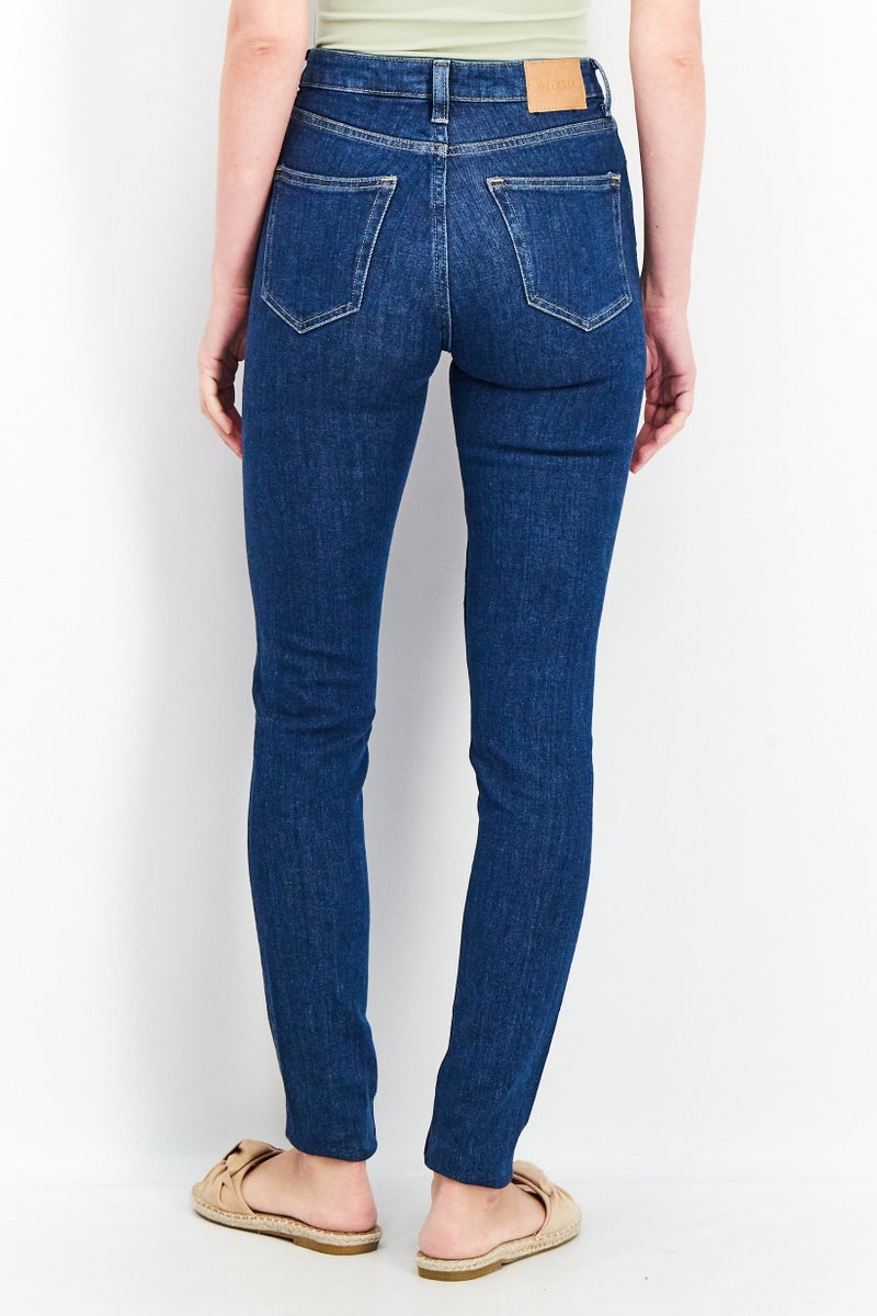 Women Regular Fit Stretchable High Waist Skinny Jeans, Blue
