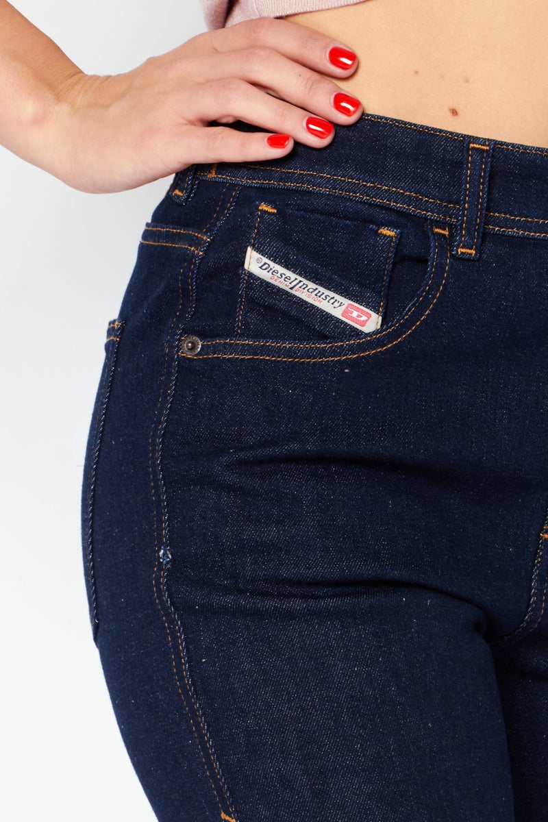 Women Super Skinny Fit Washed Stretchable Jeans, Navy Blue